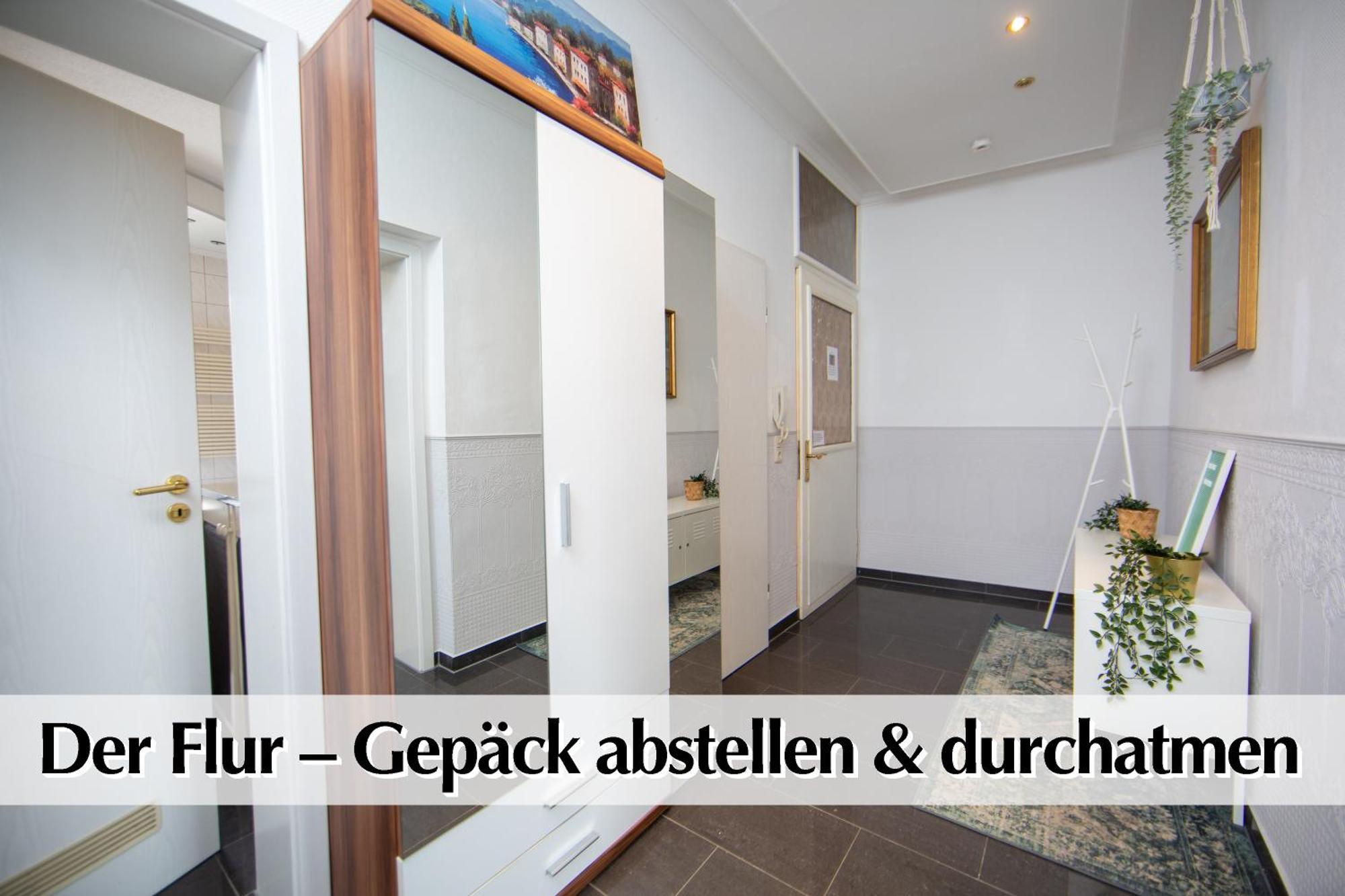 80M2 3R Wohnung Mit Privatem Parkplatz, Kingsize Betten, Smart-Tv, Etc Erfurt Eksteriør billede